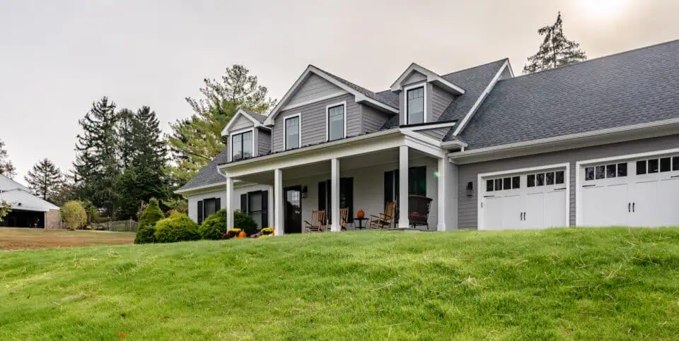 Home with dormer addition