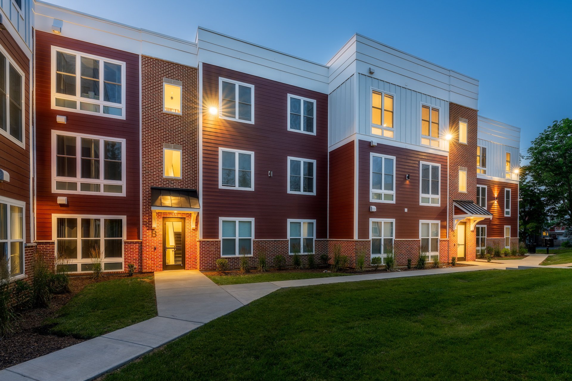 Commercial development multifamily project by Hazley Commercial Construction