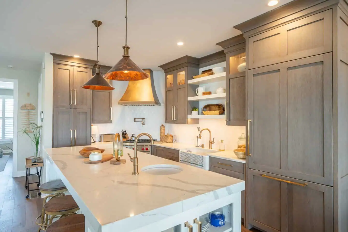 Renovated kitchen in a Main Line Pennsylvania home