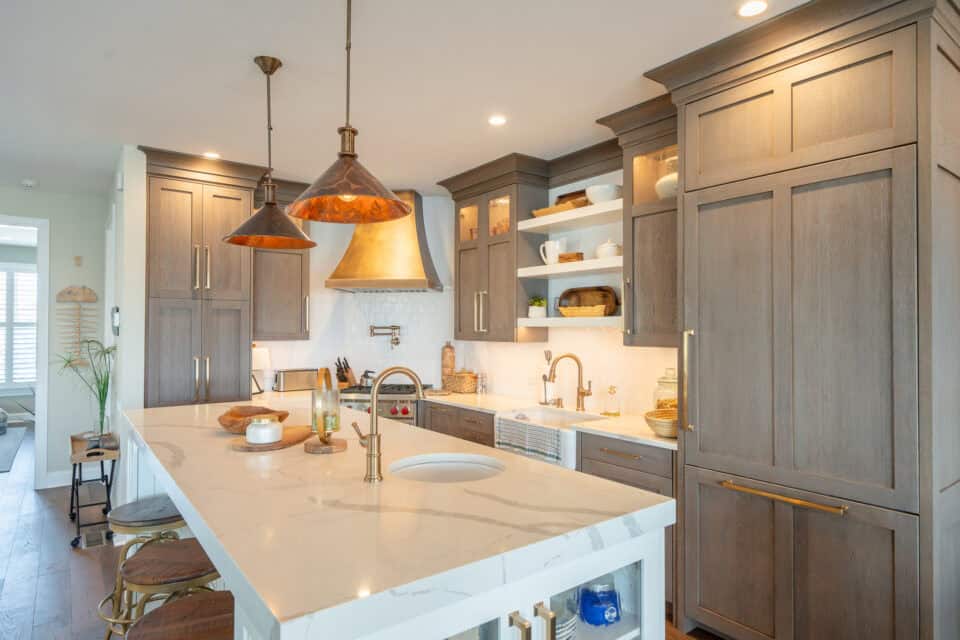 Renovated kitchen in a Main Line Pennsylvania home