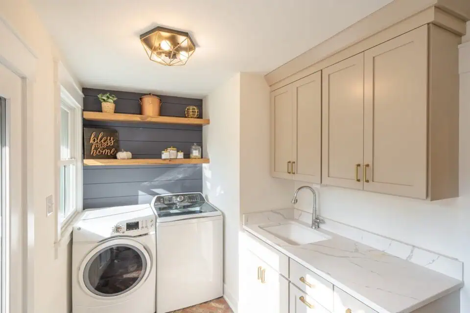 Luxury Laundry Room Remodeled By Hazley Builders