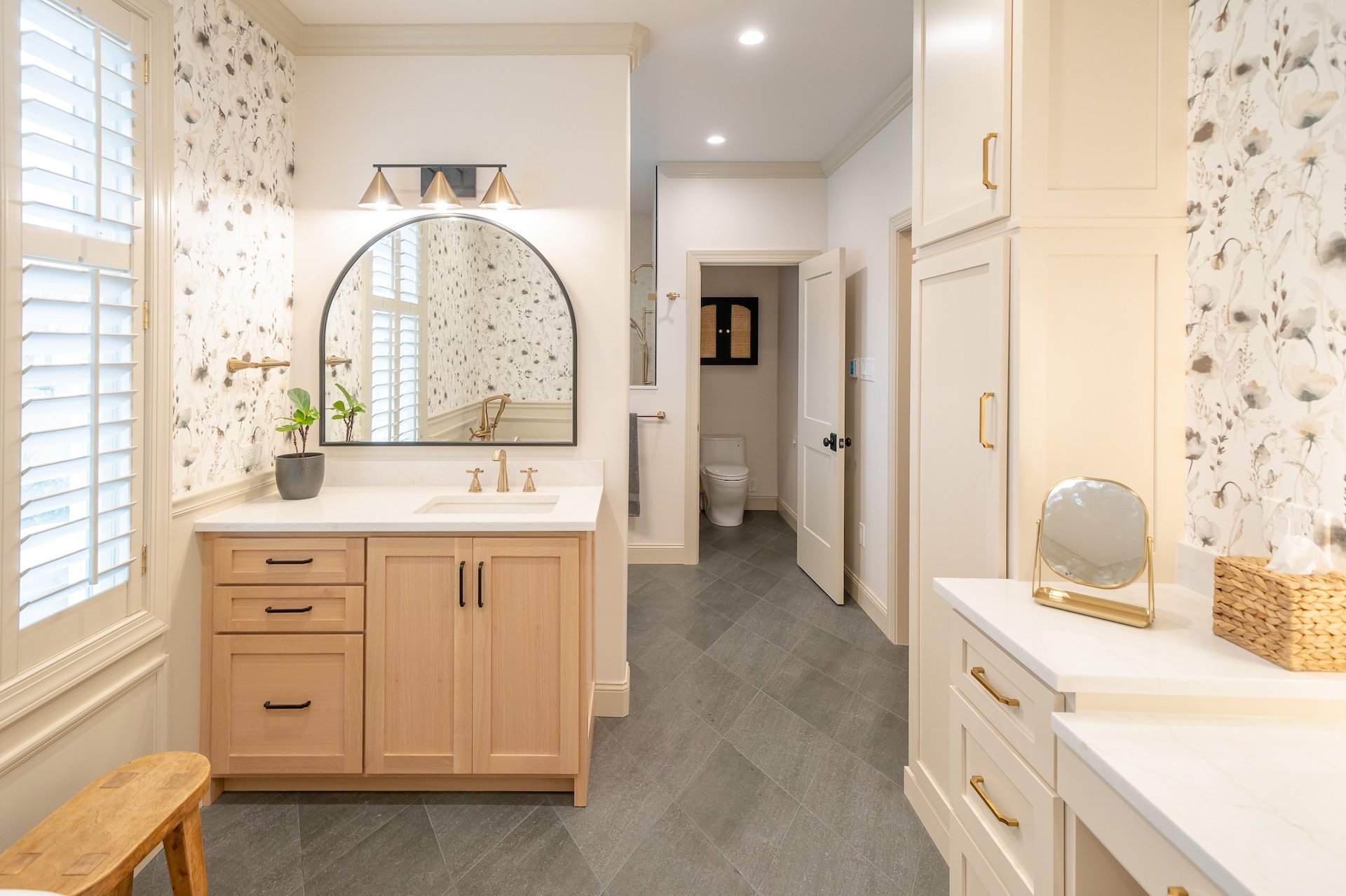 Is It Time to Update Your Bathroom? 1 large remodeled bathroom with separate sink and vanity area