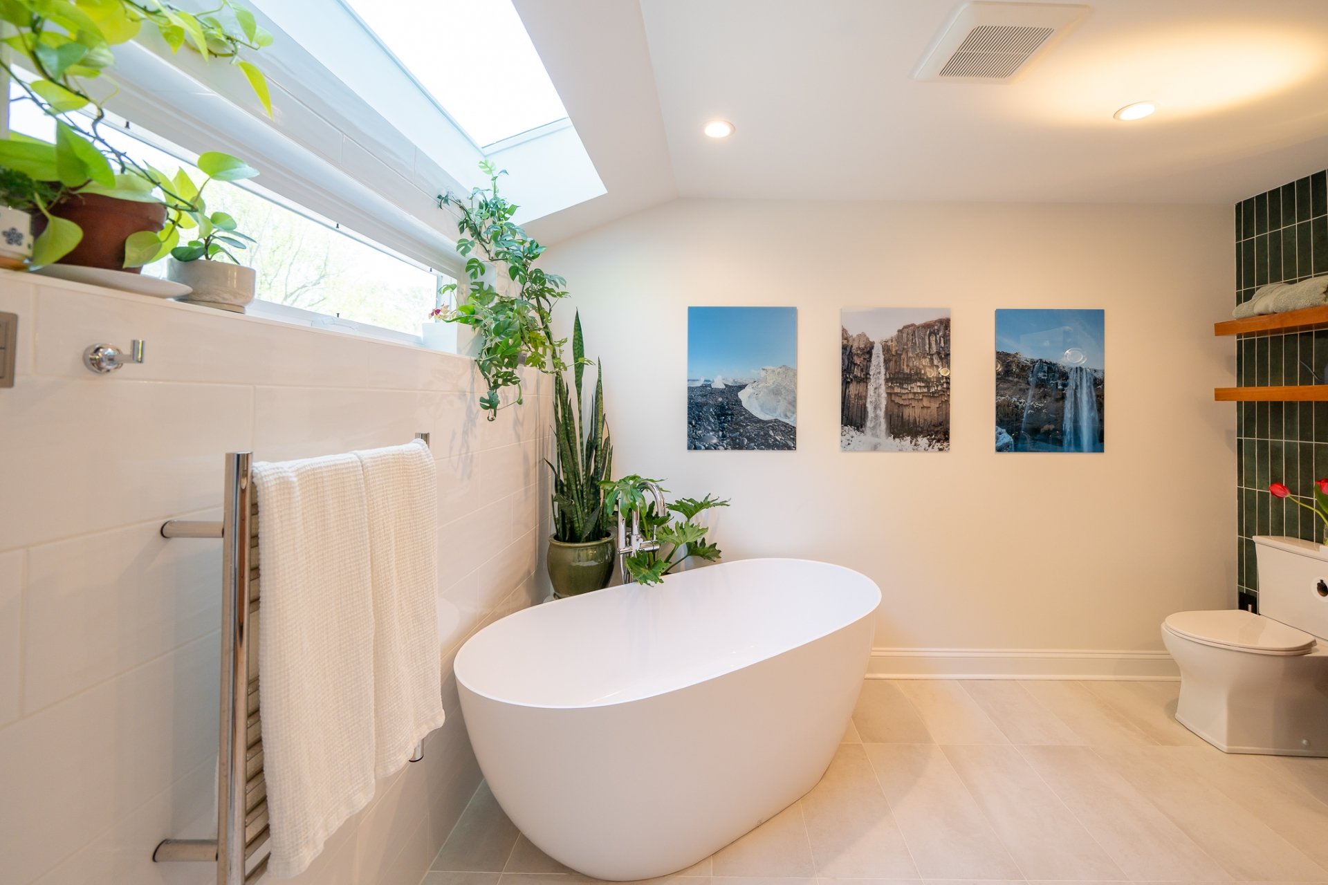 Bath Remodeling in West Chester PA: A Local Architect’s Perspective 4 Remodeled bathroom with freestanding soaking tub