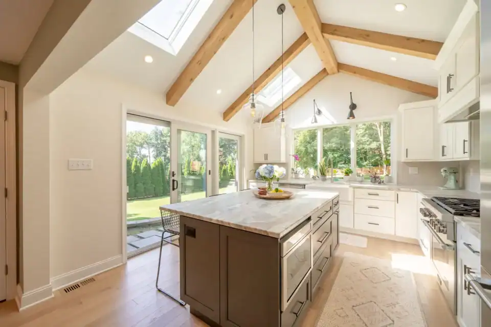 Custom home addition