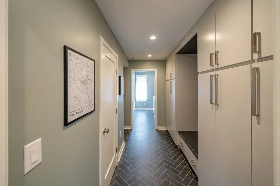 Narrow Mudroom - Small Mudroom Ideas