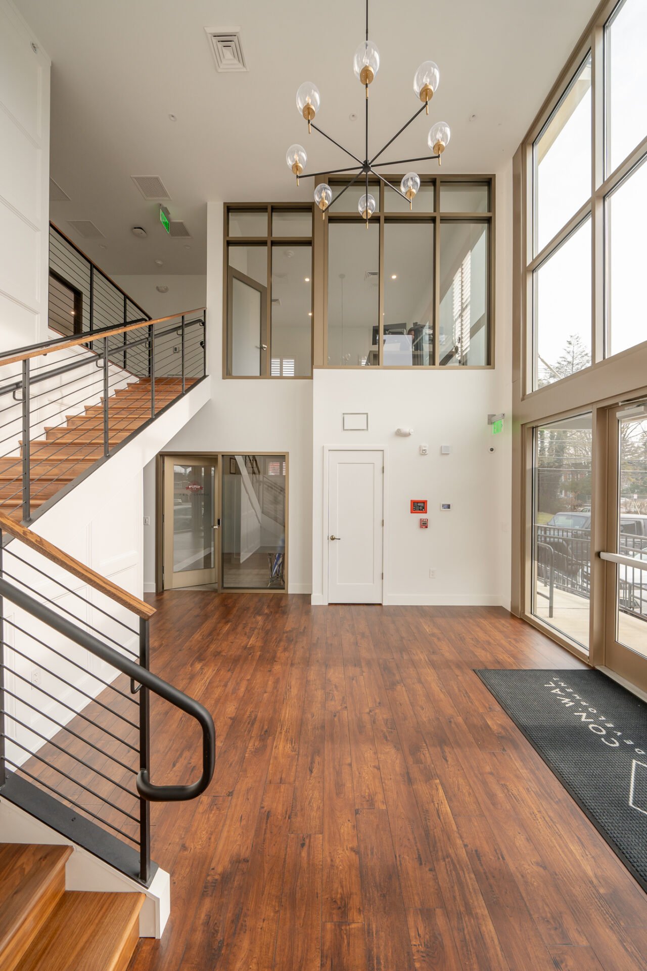 Top Commercial General Contractors in West Chester, PA 2 Lobby and stairs in commercial building in West Chester PA