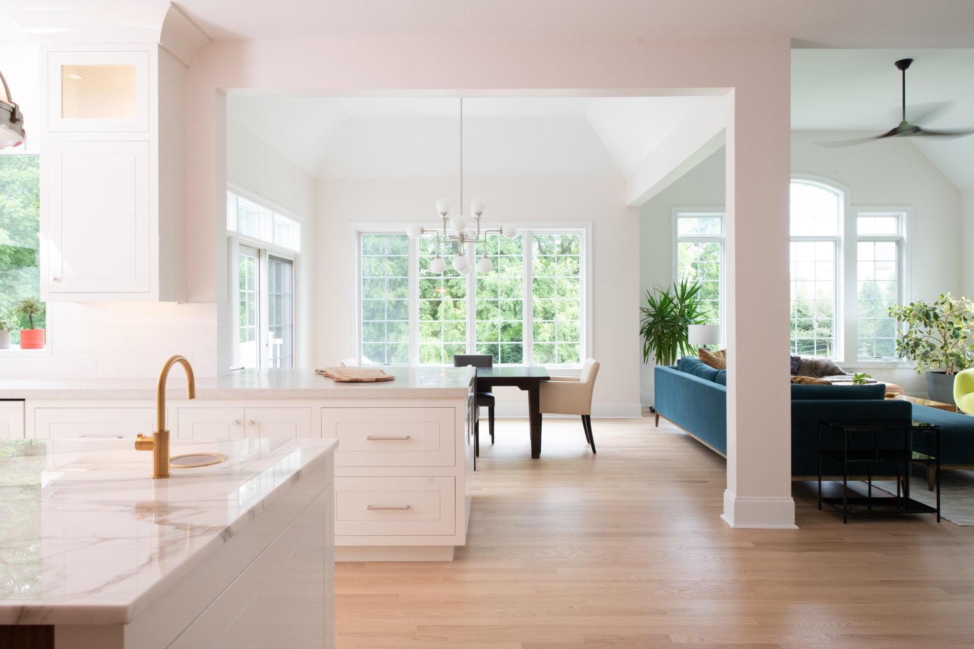 Modern open kitchen renovation