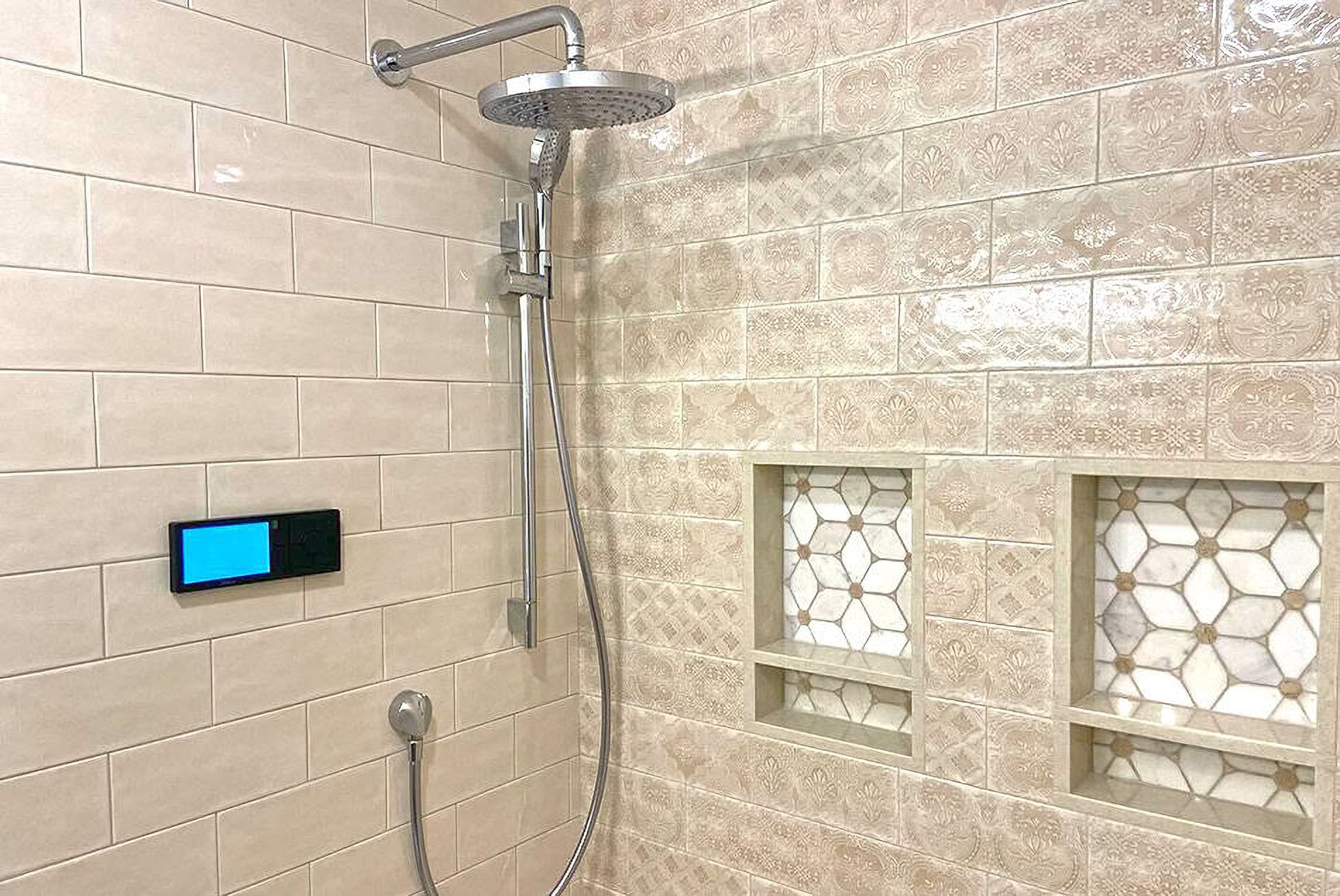 Our Favorite Smart Bathroom Features 1 Shower with touchpad controls